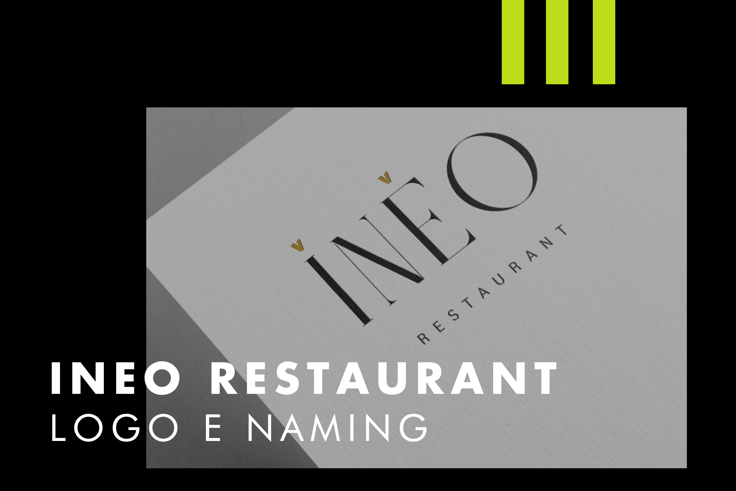AROMI X INEO Restaurant: <br>naming e logo per la ristorazione