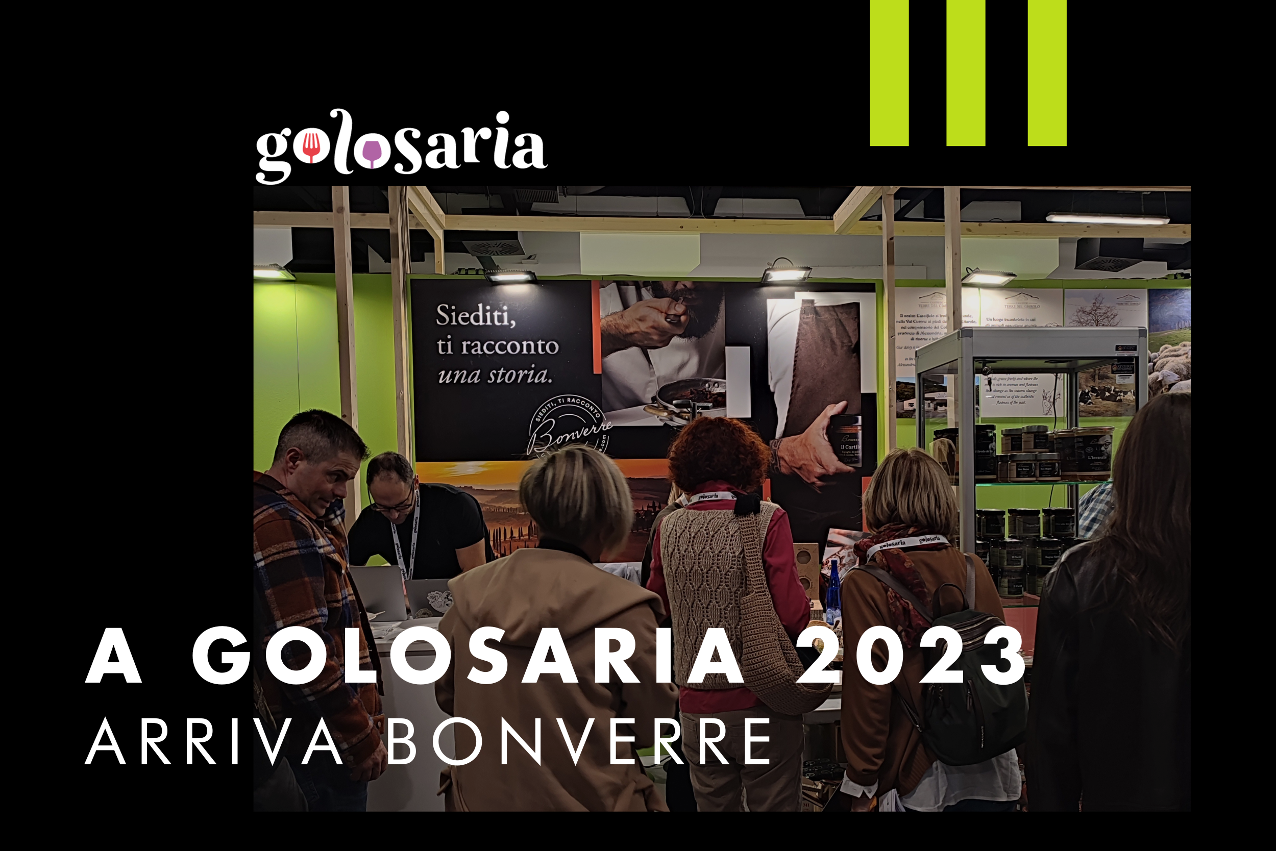 Golosaria 2023: per la prima volta<br>arriva Bonverre