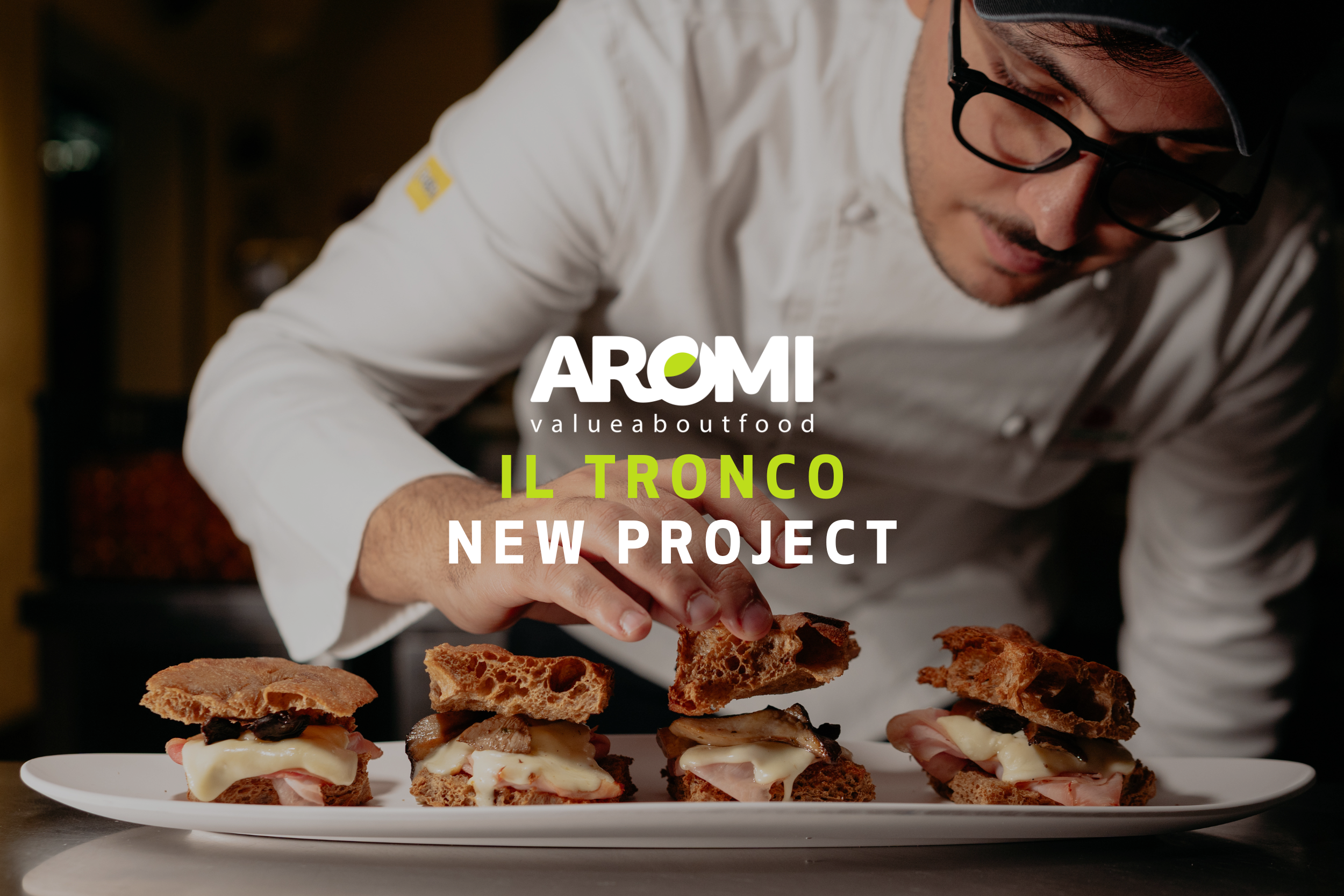 Un nuovo progetto per Aromi:<br>Pizzeria il Tronco